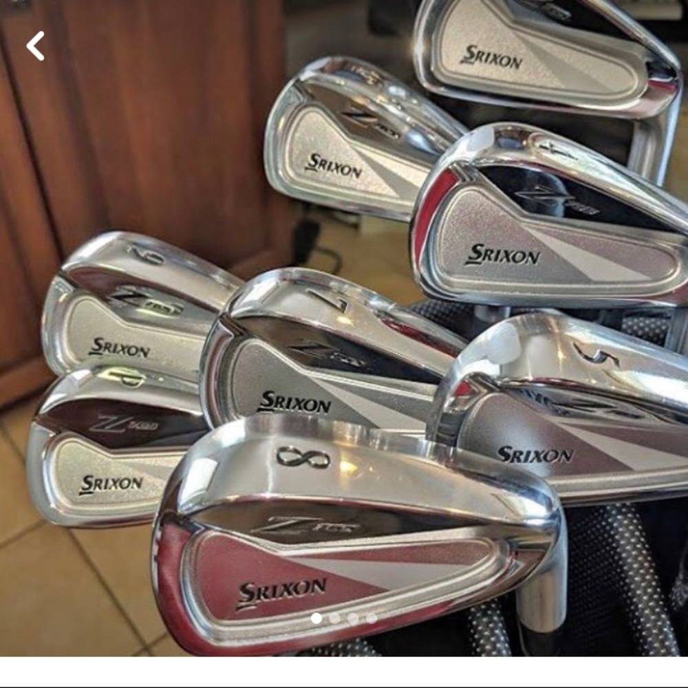 Srixon Z765 forged dynamic gold stiff shaft irons